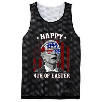 Happy 4th Of Easter Biden Confused 4th Of July Dazed Funny  Mesh Reversible Basketball Jersey Tank