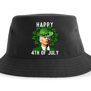 Happy 4th Of July Confused Funny Joe Biden St Patricks Day Sustainable Bucket Hat