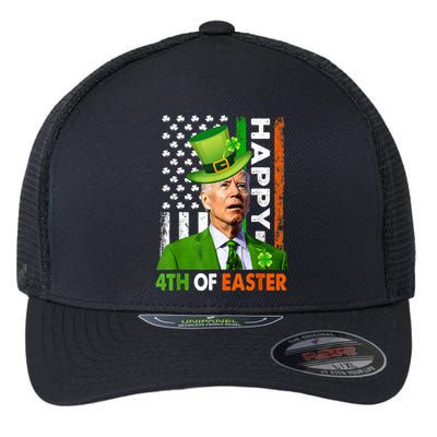 Happy 4th Of Easter Joe Biden St Patricks Day Leprechaun Flexfit Unipanel Trucker Cap