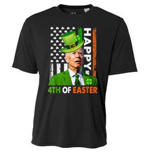 Happy 4th Of Easter Joe Biden St Patricks Day Leprechaun Cooling Performance Crew T-Shirt