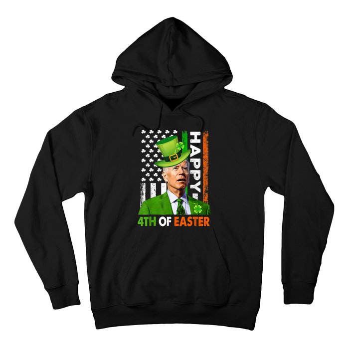 Happy 4th Of Easter Joe Biden St Patricks Day Leprechaun Hoodie