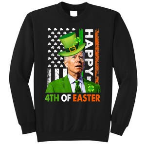 Happy 4th Of Easter Joe Biden St Patricks Day Leprechaun Sweatshirt