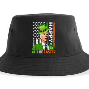 Happy 4th Of Easter Joe Biden St Patricks Day Leprechaun Sustainable Bucket Hat