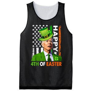 Happy 4th Of Easter Joe Biden St Patricks Day Leprechaun Mesh Reversible Basketball Jersey Tank