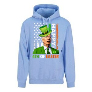 Happy 4th Of Easter Joe Biden St Patricks Day Leprechaun Unisex Surf Hoodie