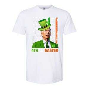 Happy 4th Of Easter Joe Biden St Patricks Day Leprechaun Softstyle CVC T-Shirt