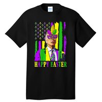 Happy 4th Of Easter Funny Joe Biden Mardi Gras Shenanigans Tall T-Shirt