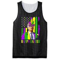 Happy 4th Of Easter Funny Joe Biden Mardi Gras Shenanigans Mesh Reversible Basketball Jersey Tank