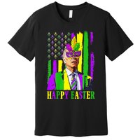 Happy 4th Of Easter Funny Joe Biden Mardi Gras Shenanigans Premium T-Shirt