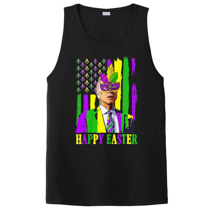 Happy 4th Of Easter Funny Joe Biden Mardi Gras Shenanigans PosiCharge Competitor Tank