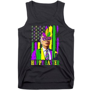 Happy 4th Of Easter Funny Joe Biden Mardi Gras Shenanigans Tank Top