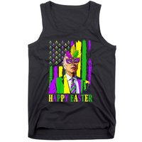 Happy 4th Of Easter Funny Joe Biden Mardi Gras Shenanigans Tank Top