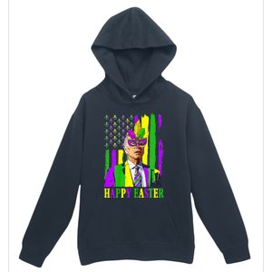 Happy 4th Of Easter Funny Joe Biden Mardi Gras Shenanigans Urban Pullover Hoodie