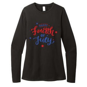 Happy 4th Of July Festive Holiday Womens CVC Long Sleeve Shirt