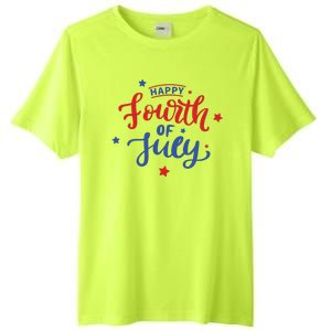 Happy 4th Of July Festive Holiday Tall Fusion ChromaSoft Performance T-Shirt