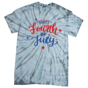 Happy 4th Of July Festive Holiday Tie-Dye T-Shirt