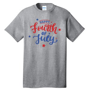 Happy 4th Of July Festive Holiday Tall T-Shirt