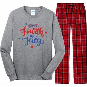 Happy 4th Of July Festive Holiday Long Sleeve Pajama Set