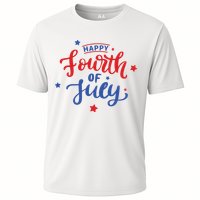 Happy 4th Of July Festive Holiday Cooling Performance Crew T-Shirt