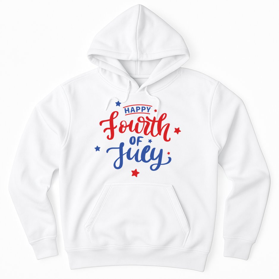 Happy 4th Of July Festive Holiday Hoodie