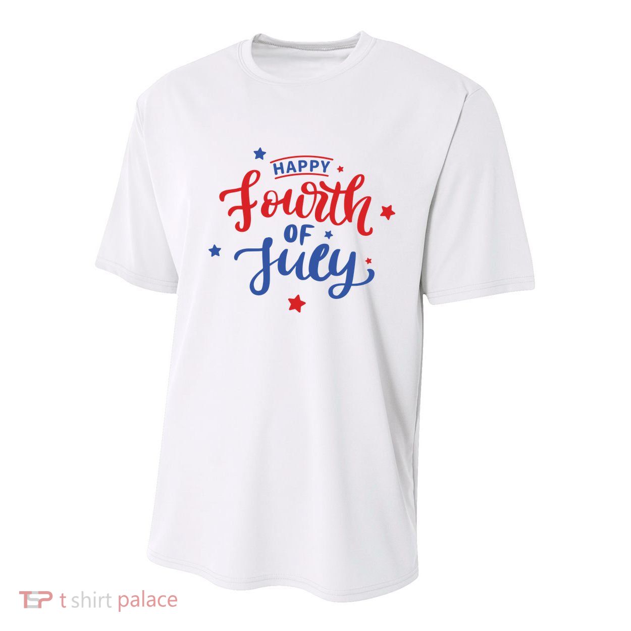 Happy 4th Of July Festive Holiday Youth Performance Sprint T-Shirt