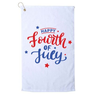 Happy 4th Of July Festive Holiday Golf Towel