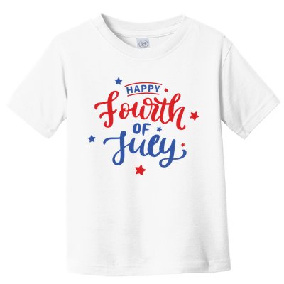 Happy 4th Of July Festive Holiday Toddler T-Shirt
