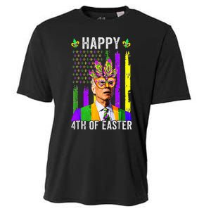 Happy 4th Of Easter Funny Joe Biden Mardi Gras Shenanigans  Cooling Performance Crew T-Shirt