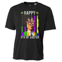 Happy 4th Of Easter Funny Joe Biden Mardi Gras Shenanigans  Cooling Performance Crew T-Shirt