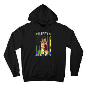 Happy 4th Of Easter Funny Joe Biden Mardi Gras Shenanigans  Tall Hoodie