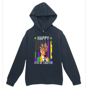 Happy 4th Of Easter Funny Joe Biden Mardi Gras Shenanigans  Urban Pullover Hoodie