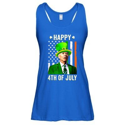 Happy 4th Of July Confused Funny Joe Biden St Patricks Day Ladies Essential Flowy Tank