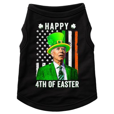 Happy 4th Of Easter Joe Biden St Patricks Day Leprechaun Hat  Doggie Tank