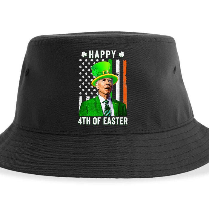 Happy 4th Of Easter Joe Biden St Patricks Day Leprechaun Hat  Sustainable Bucket Hat