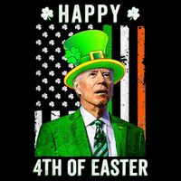 Happy 4th Of Easter Joe Biden St Patricks Day Leprechaun Hat  Sustainable Bucket Hat