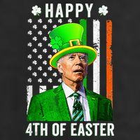 Happy 4th Of Easter Joe Biden St Patricks Day Leprechaun Hat  Adult Drive Performance Visor