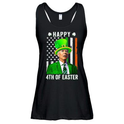 Happy 4th Of Easter Joe Biden St Patricks Day Leprechaun Hat  Ladies Essential Flowy Tank