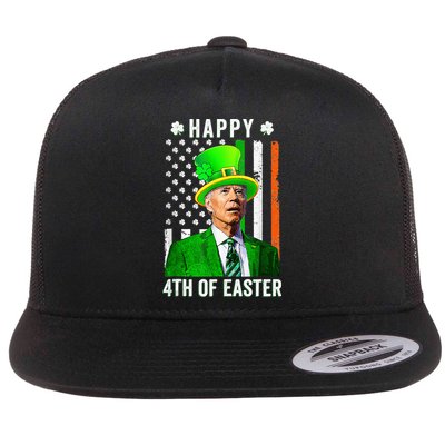 Happy 4th Of Easter Joe Biden St Patricks Day Leprechaun Hat  Flatbill Hat