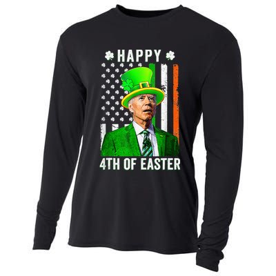 Happy 4th Of Easter Joe Biden St Patricks Day Leprechaun Hat  Cooling Performance Long Sleeve Crew