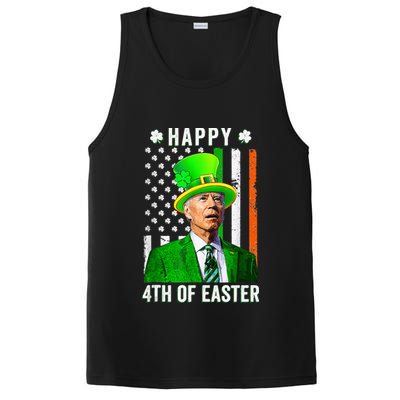 Happy 4th Of Easter Joe Biden St Patricks Day Leprechaun Hat  PosiCharge Competitor Tank