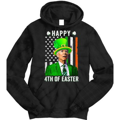 Happy 4th Of Easter Joe Biden St Patricks Day Leprechaun Hat  Tie Dye Hoodie