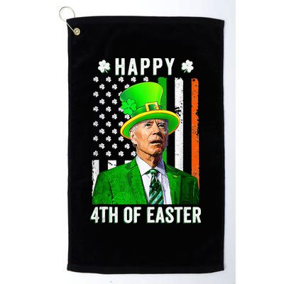 Happy 4th Of Easter Joe Biden St Patricks Day Leprechaun Hat  Golf Towel