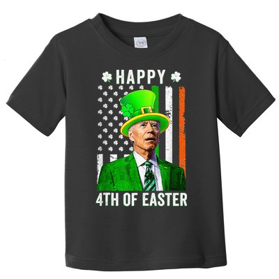 Happy 4th Of Easter Joe Biden St Patricks Day Leprechaun Hat  Toddler T-Shirt