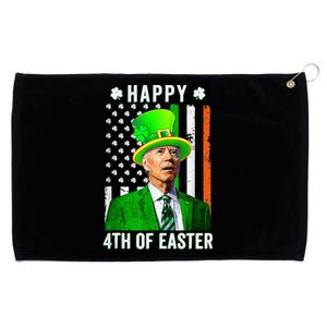 Happy 4th Of Easter Joe Biden St Patricks Day Leprechaun Hat  Grommeted Golf Towel