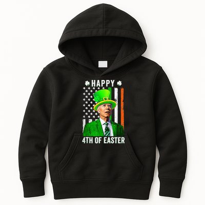 Happy 4th Of Easter Joe Biden St Patricks Day Leprechaun Hat  Kids Hoodie