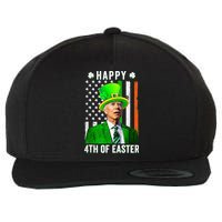Happy 4th Of Easter Joe Biden St Patricks Day Leprechaun Hat  Wool Snapback Cap