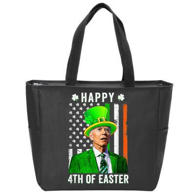 Happy 4th Of Easter Joe Biden St Patricks Day Leprechaun Hat  Zip Tote Bag