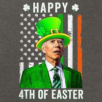 Happy 4th Of Easter Joe Biden St Patricks Day Leprechaun Hat  Cotton Canvas Backpack