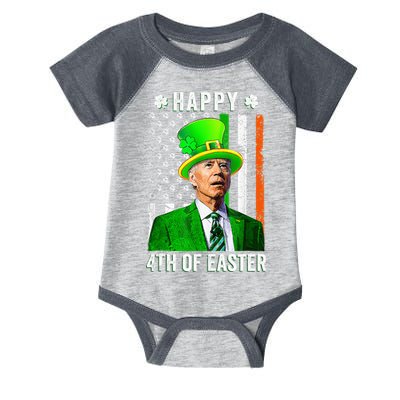 Happy 4th Of Easter Joe Biden St Patricks Day Leprechaun Hat  Infant Baby Jersey Bodysuit