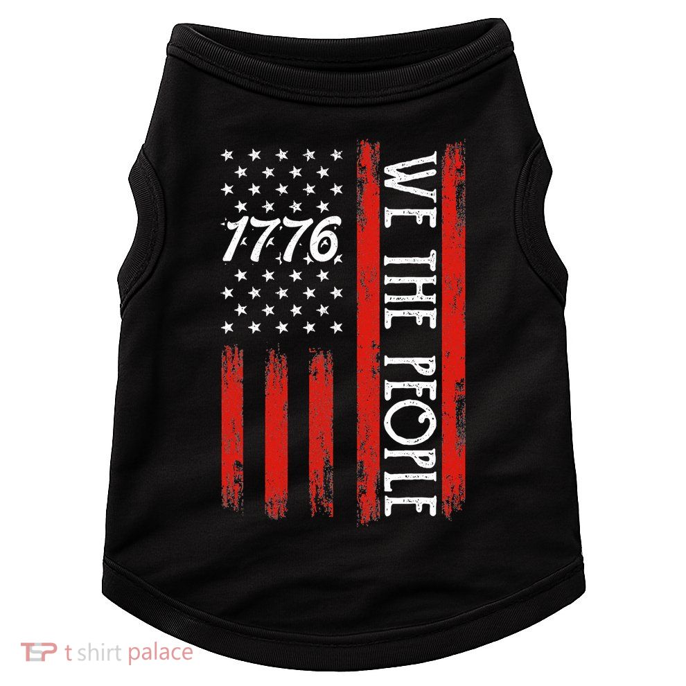 Happy 4th Of July 1776 American Flag Doggie Tank